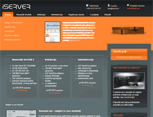 Tablet Screenshot of iserver.si